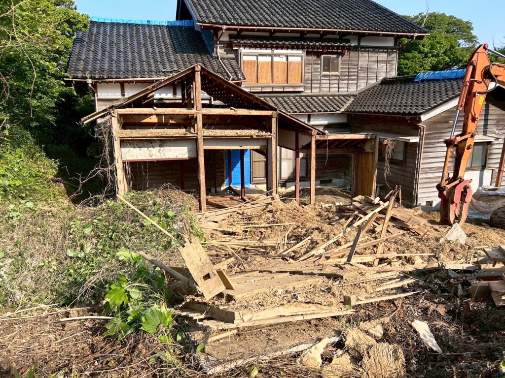 令和6年能登半島地震　自費解体